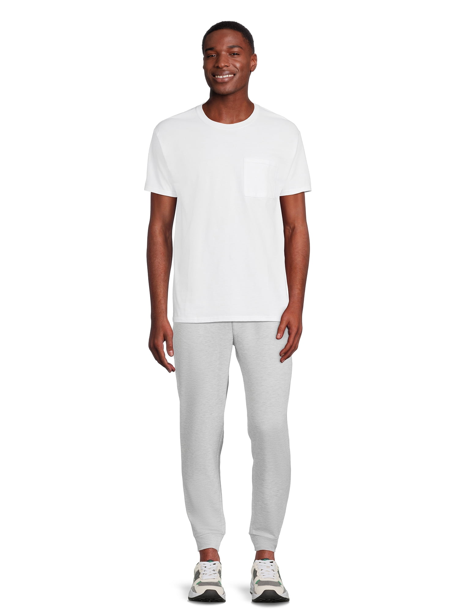 Athletic Works Men's and Big Men's Knit Joggers, 2-Pack, Sizes S-5XL