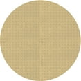thumbnail image 1 of Ahgly Company Indoor Round Patterned Caramel Brown Area Rugs, 6' Round, 1 of 1