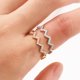 thumbnail image 5 of Anillo inspirador, anillo para mi hija, anillo de onda ajustable con apertura, anillo abierto, calidad en la que puede confiar, 5 of 9