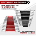 thumbnail image 5 of 2 Pack Metal Wrench Organizer- Premium Wrench Holder Tray, Wall-Mounted Storage Solutions for Wrench, 5 of 5