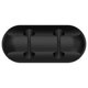 thumbnail image 2 of Clips para cables Enrollador de escritorio de oficina Gestión ordenada Organizador de cables flexible Soporte para cables Cable de carga USB para ratón Cable de alimentación 2 solt negro, 2 of 6