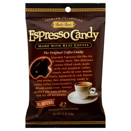 Fusion Gourmet Balis Best  Espresso Candy, 42 ea (Best Melting Chocolate For Candy)