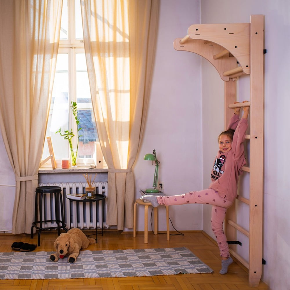 BenchK 111 Wall bars with adjustable pull-up bar