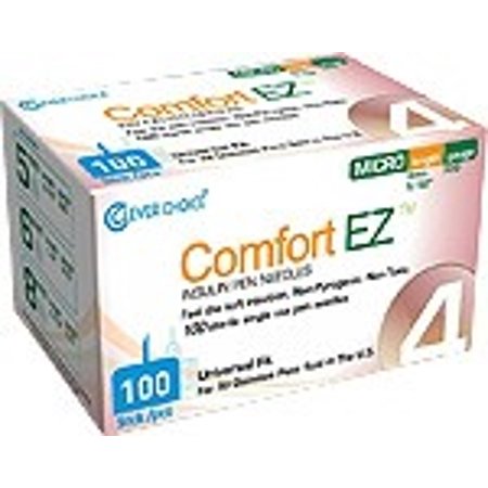 Clever Choice 32G 4mm ComfortEZ Pen Needles Box of 100