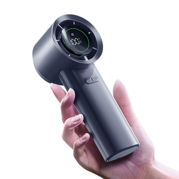 Ventilador MUXNW Mini Turbo Jet portátil recargable USB gris