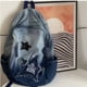 thumbnail image 1 of Mochila gótica coreana Y2K para mujer, bolso de hombro Punk de mezclilla con Collage de estrellas, Mochila escolar de gran capacidad, Mochila de viaje Femenina Fivean  unisex, 1 of 2