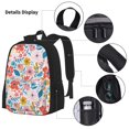 thumbnail image 3 of Balery Floral Ditsy Mochila escolar 3 en 1 para niños: mochila resistente con lonchera térmica y estuche para lápices. Mochila escolar para niños y niñas., 3 of 7
