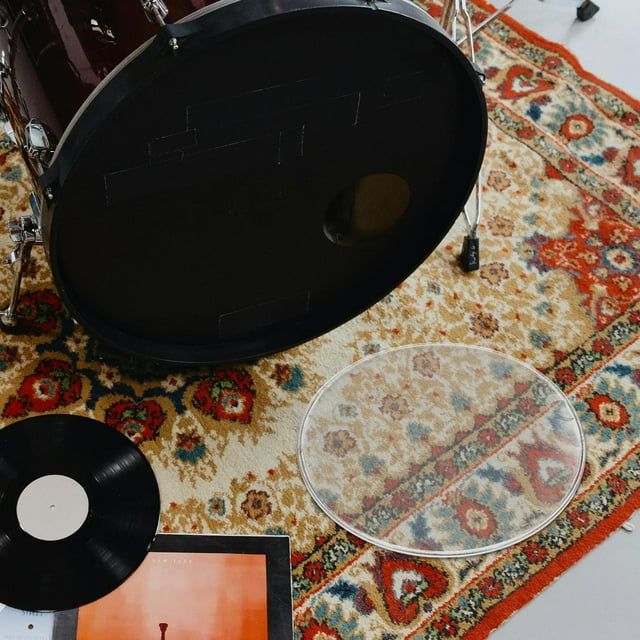 VERDANVERSE Tête de Tambour Compacte en Polyester Transparent pour Entraînement et Performance