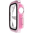 thumbnail image 2 of 2 Pack Goton Bling Screen Protector Case for Apple Watch Series 7 & 8 45mm with Tempered Glass, Glitter Diamond Rhinestone, 2 of 4