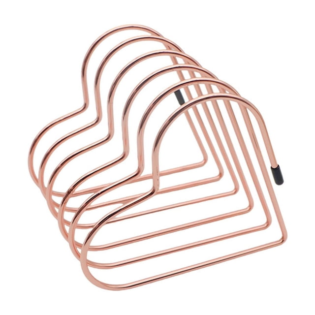 Soporte para libros, archivadores, soporte para escritorio, decoración, estantería ligera en forma de corazón, estante de almacenamiento para álbumes