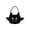 E001- Black, variant on Halloween Bucket, Playful Cartoon Ghost with Wizard Hat Design, Great for Halloween Trunk Or Treat Decorations, Reusable Trick Or Treat Basket for Toddlers and Young Kids, Multi