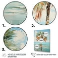 thumbnail image 3 of Designart "Minimalism Plam Tree silence I" Floral Wall Art Living Room, 3 of 5