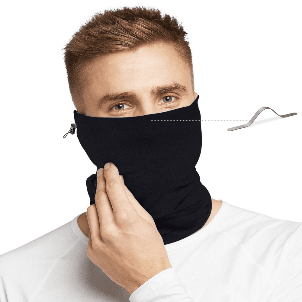 GATOR X UPF 50+ Neck Gaiter with Filter, Adjustable Drawstring & Nose