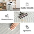 thumbnail image 6 of VUNATE 8'x10' Area Rugs for Living Room Jacquard Textured Modern Rugs Soft Geometric Rug for Bedroom Mid Century Washable Rug Non-Slip Bohemian Carpet Perfect for Dining Room Office Gray, 6 of 7