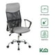 thumbnail image 2 of Silla De Oficina Ejecutiva Ergonomica Piel Sintetica Mesch gris KingsHouse 300261, 2 of 8