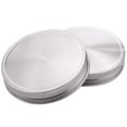 thumbnail image 1 of 8 Pcs Couvercles de Bocaux en Acier Inoxydable 86mm Scellés Étanches avec Joints en Silicone Résistants pour Stockage, 1 of 5