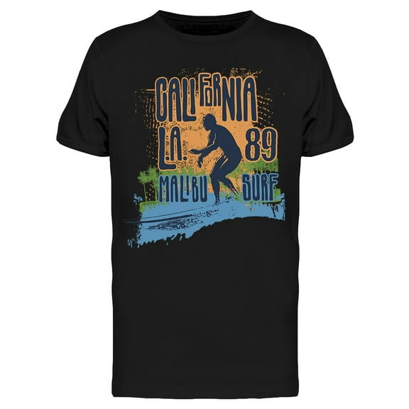 California La Malibu Surf 89 T-Shirt Men -Image by Shutterstock, Male XX-Large