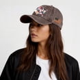 thumbnail image 7 of JIUWEN 250 Anniversary USA Hat - 250 Years American 1776-2026 Commemorative Map Style Patriotic Baseball Cap,Adjustable Vintage Cotton Hats-Coffee, 7 of 7