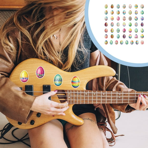 50 Pegatinas de Huevos de Pascua para Garabatear. Adhesivos Divertidos para Niños y Adultos. Pegatinas para Portátil, Monopatines, Botellas de Agua, Coche y Álbumes de Recortes.