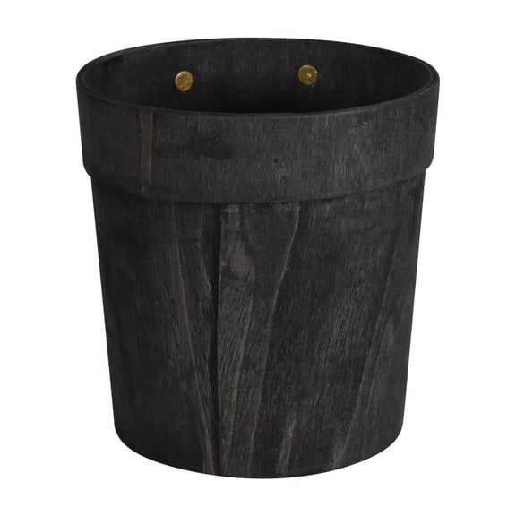 American Metalcraft PWBB4 Black Poplar Wood Box 4"