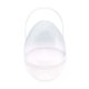 thumbnail image 1 of Wmhnj Caja de almacenamiento redonda, transparente y hueca, de plstico trenzado con asa, ideal para decoraciones de Pascua, manualidades, recuerdos de fiesta y para guardar dulces., 1 of 7