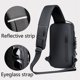 thumbnail image 5 of Mochila bandolera para hombre, bolso cruzado para hombro y pecho, bolso de viaje antirrobo para motociclista, impermeable, Oxford, bolsos de mensajero para hombre, 5 of 5