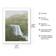 thumbnail image 2 of Wailua Falls - Kauai Hawaii - Vintage Hand Colored Postcard c.1927 - Bamboo Fine Art 290gsm Paper (Unframed) 17x22in, 2 of 4