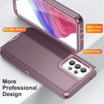 thumbnail image 2 of Dteck for Samsung Galaxy A13 5G Case, Protective Shockproof Rugged Military Drop Protection Galaxy A13 Cell Phone Cover Tough Hybrid Bumper Samsung A13 Phone Case, Purple, 2 of 6