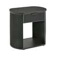 thumbnail image 2 of Weston Home Shirley Black Finish 1-Drawer End Table, 2 of 10