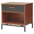 thumbnail image 2 of Home Square 1-drawer Wood End Table in Monterey Brown - Set of 2, 2 of 11