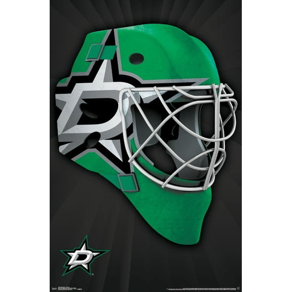 NHL Dallas Stars - Mask 16 Wall Poster, 22.375" x 34"