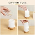 thumbnail image 6 of Noahstrong Essential Oil Diffuser, 150ml 7 Colors Oil Diffuser with Night Light Timer Waterless Auto-off Portable Cool Mist Air Humidifier for Bedroom Home, 6 of 8