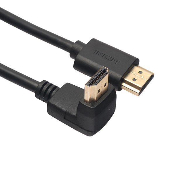 1.4 Version HDMI-compatible Cable with 270 Degree Angle Supports for PS3 PS4 TV DVD 1m