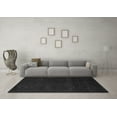 thumbnail image 3 of Ahgly Company Indoor Round Abstract Gray Modern Area Rugs, 7' Round, 3 of 4