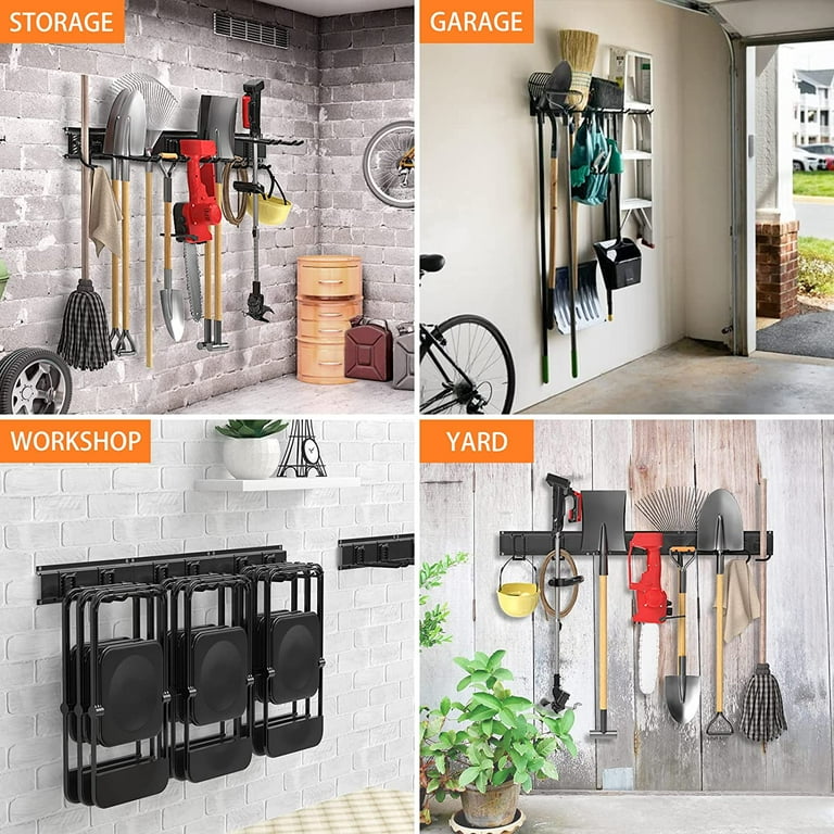 Weed Eater Rack Garage Wall Organizer, Garage Tool
