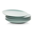 thumbnail image 3 of 10 Strawberry Street Wazee Matte 10.5" Coupe Stoneware Dinner Plate, Set of 6, Mineral Blue, 3 of 4