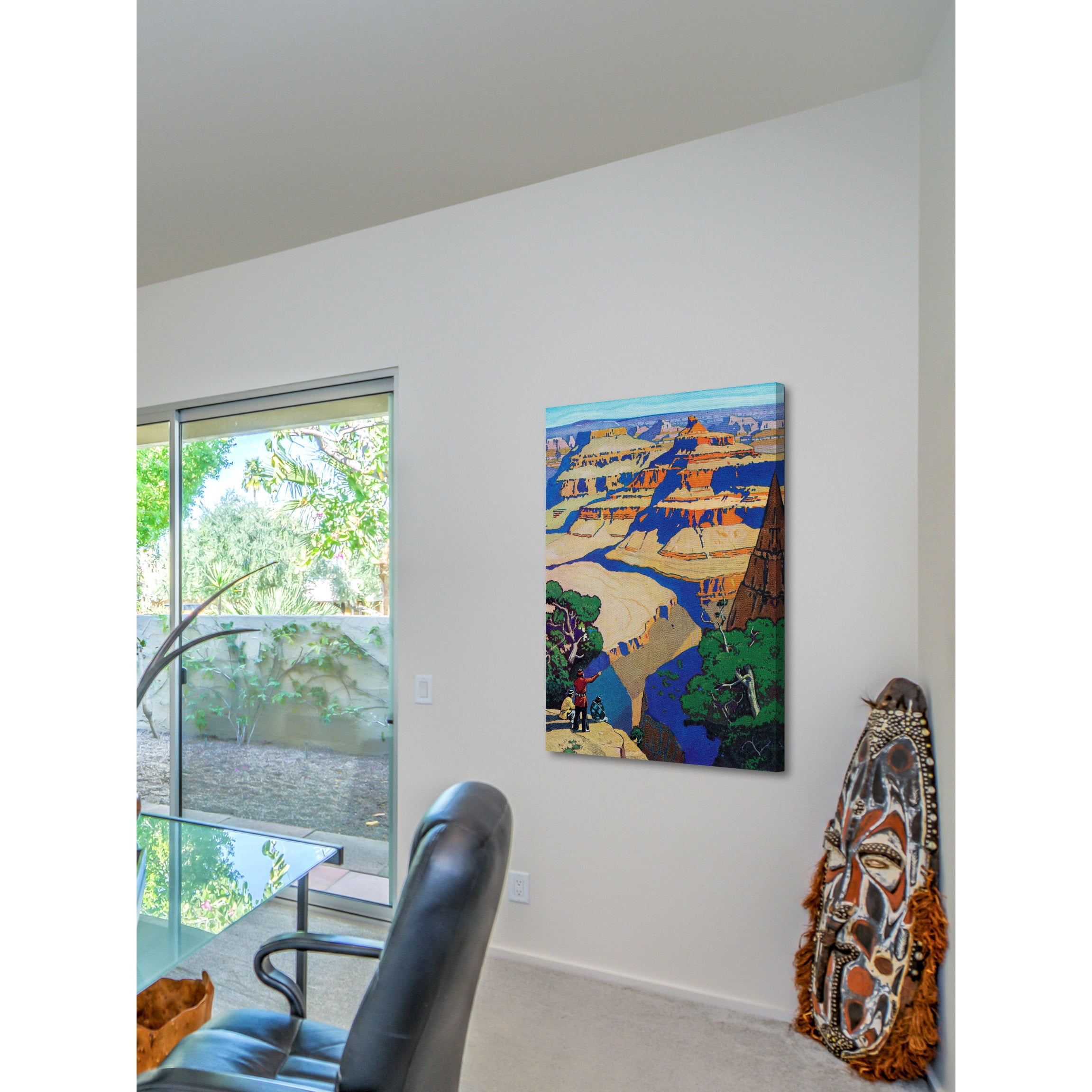 "Bird's Eye View" Painting Print on Wrapped Canvas