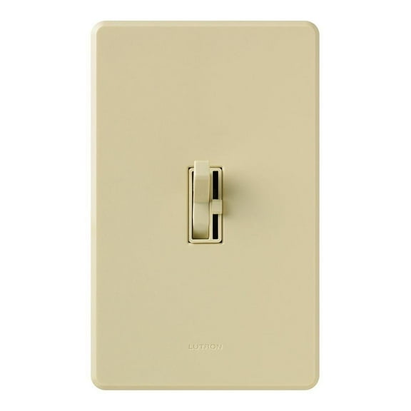 Lutron Toggler 1000-Watt 3-Way Incandescent Dimmer Switch, AY-103PH-IV, Ivory CA2