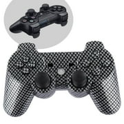 Hydro Carbon Fibre Shell Mod Kit Matching Buttons Set for PS3 Controller