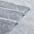thumbnail image 4 of Mellanni 3-Piece Iconic Twin XL Bedsheet Set - Microfiber, 16" Deep Pocket, Cooling, Wrinkle, Fade, Stain Resistant, Laced Sky Blue, 4 of 8
