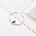 thumbnail image 5 of Joyería de la pulsera de cadena ajustable del patrón del búho de la personalidad del diamante artificial de la aleación de las mujeres, 5 of 5