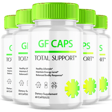 GF Caps Total Support Pills Healthy Lifestyle GFCaps Supplement 300 Capsules