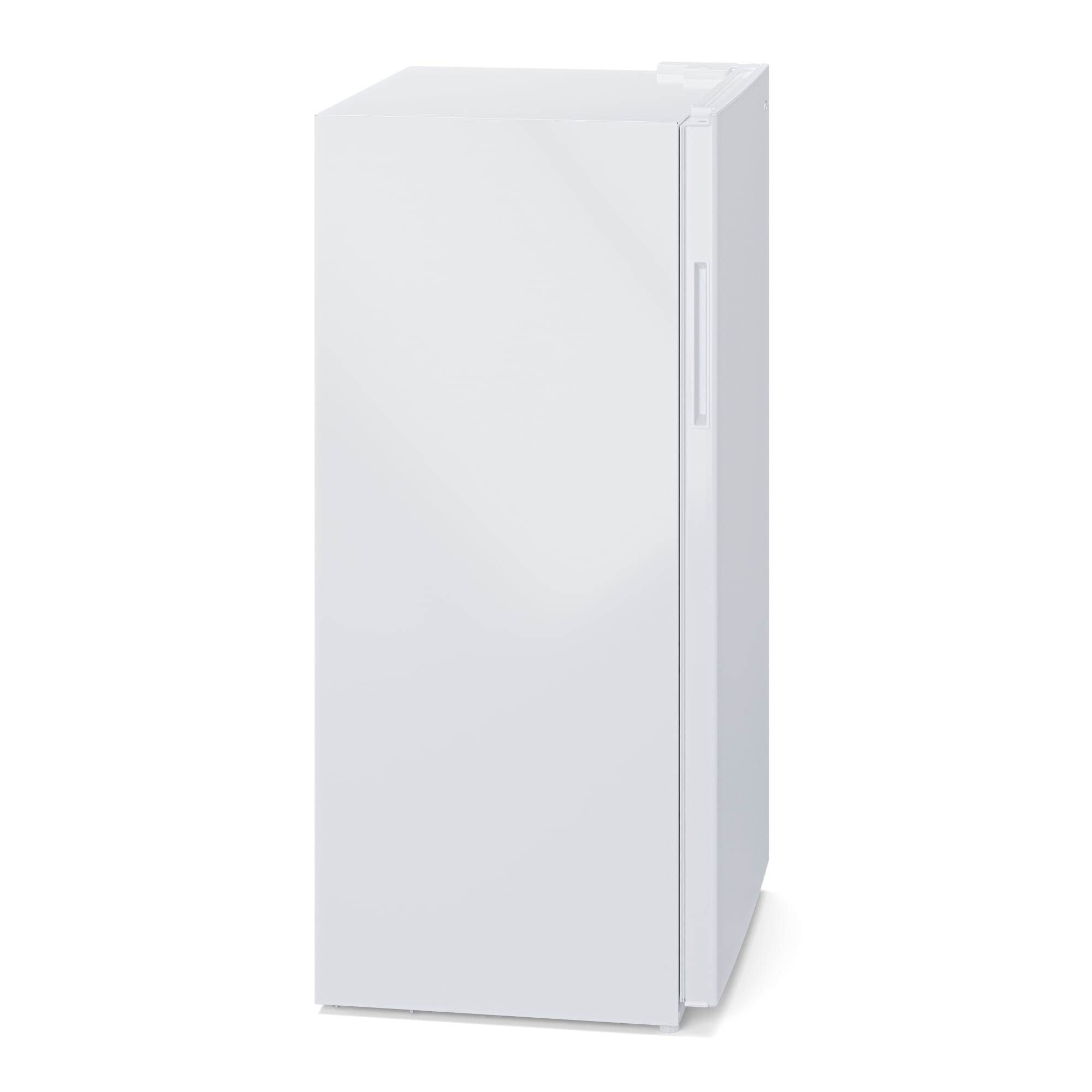 Upright Freezer/Refrigerator Convertible, 2-in-1 Appliance, Home, Dorm, and Garage Ready Fridge/Freezer Storage for Fresh or Frozen Food and Drinks, Wire Shelves and Drawer [White] (RUF-17C)