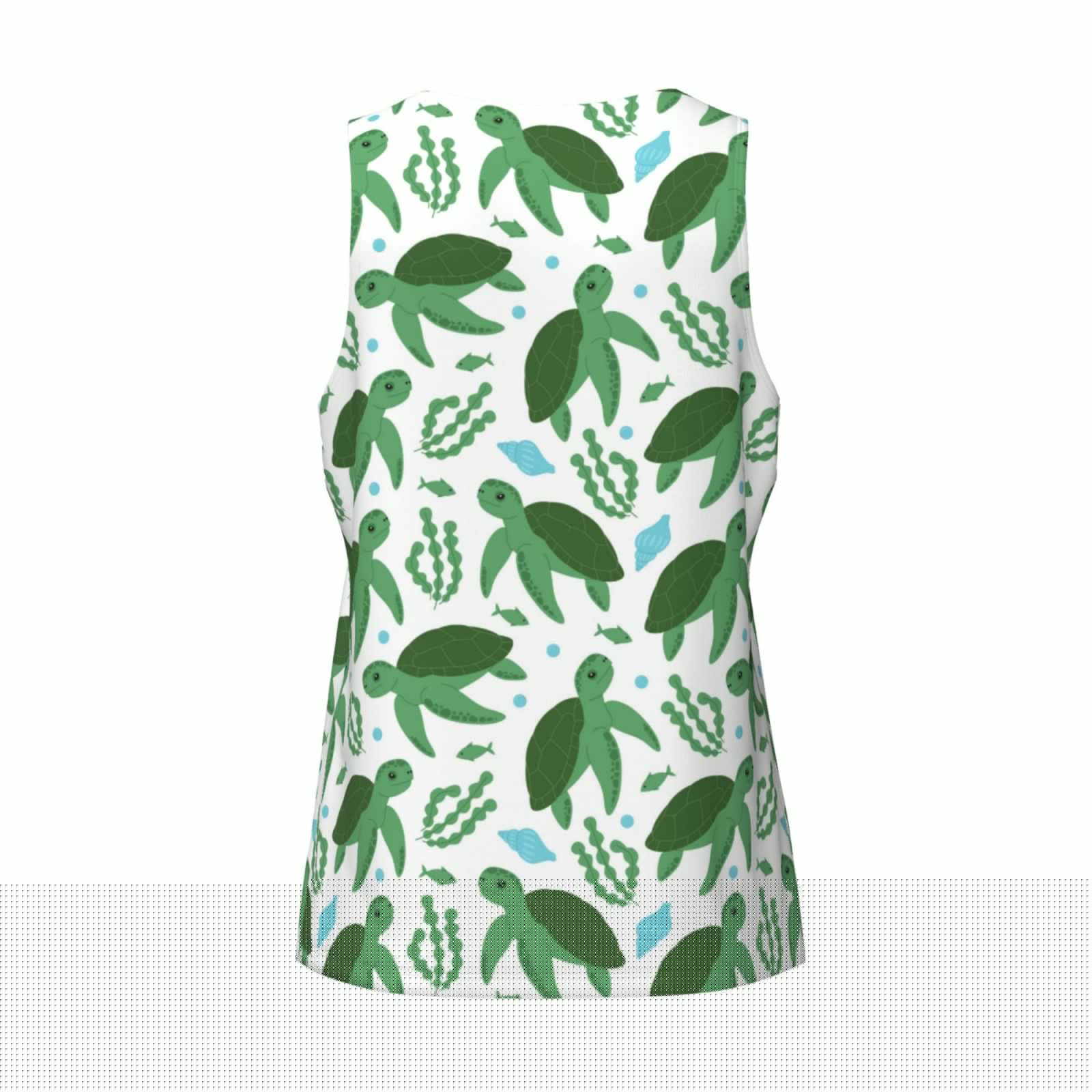 thumbnail image 5 of Easygdp Cartoon Turtle Men's Tank Top, Sleeveless Muscle T Shirts, Breathable, Quick-Dry, Loose for Gym, Running, Fitness - Small, 5 of 9