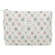 thumbnail image 3 of Lindo Bolso Maquillaje Floral Acolchado Algodón Vintage Cosméticos para Mujeres (L), 3 of 9