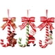 thumbnail image 2 of Navideños Con Cordón Papá Noel Muñeco De Nieve Ciervo Colgante Árbol De Navidad Regalo Colgante Para Amigos Y Familiares 2021 Adornos Serendint HA041692-02, 2 of 6