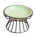 thumbnail image 3 of Raised Cat Food Bowl Porcelain Bowl Metal Stand Removable Simple Cleaning Multipurpose Cat Food and Water Bowl Stylish for Dry Wet Food, 3 of 9