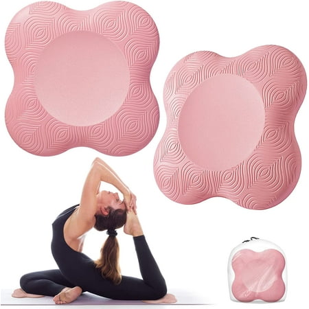 2-pack Yoga Knee Pads, Non-slip Yoga Mats For Women Yoga Kneeling Support  Lightweight Yoga Knee Pads For Knees, Hands, Wrists And Elbowsblue