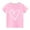 Pink, variant on Piuwrlz T-Shirt Boy and Girls Short Sleeve Printed Top Red Size 3 Years