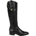 thumbnail image 2 of Women's Sam Edelman Penny Riding Boot Black Basto Crust Leather 4 M, 2 of 7